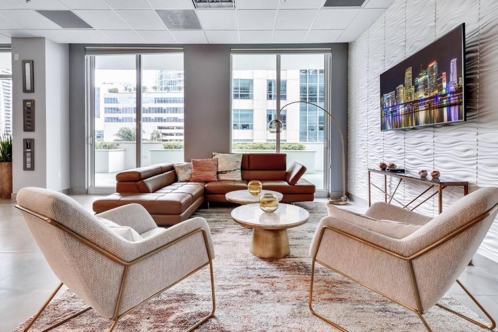 Апартаменты Modern 2/2 With Beautiful Ocean And Brickell Views Майами Экстерьер фото